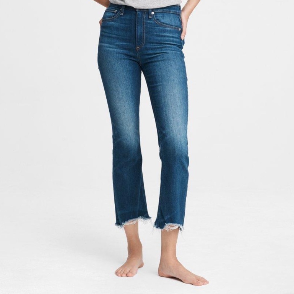 Rag & bone Nina High Rise Flare Cutoff Jeans